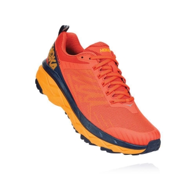 Men's Hoka Challenger ATR 5 Running Shoes Red | US24ZJNMF