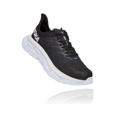 Men's Hoka Clifton Edge Road Running Shoes Black | US74WOQTR