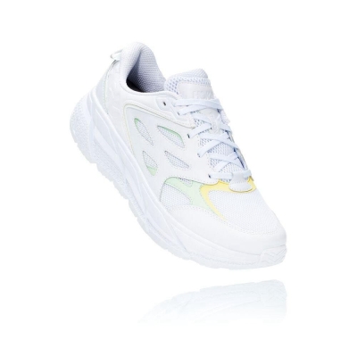 Men's Hoka Clifton L Sneakers White | US04GRFVQ