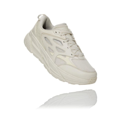 Men's Hoka Clifton L Sneakers White | US06ADUHI