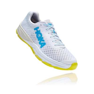 Men's Hoka EVO Carbon Rocket Walking Shoes White | US20DNXLU