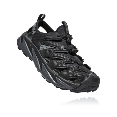 Men's Hoka Hopara Hiking Sandals Black | US45EPVKS