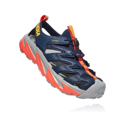 Men's Hoka Hopara Sneakers Navy / Red | US26WQGCO