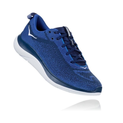 Men's Hoka Hupana Flow Running Shoes Blue | US46RBJFA