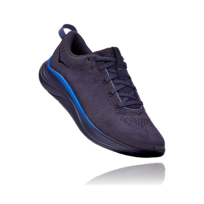 Men's Hoka Hupana Flow Walking Shoes Navy | US15LIAKS