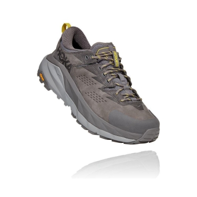 Men's Hoka Kaha Low GTX Sneakers Grey | US98QRWNP