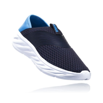 Men's Hoka ORA Sneakers Navy | US65UKHBO