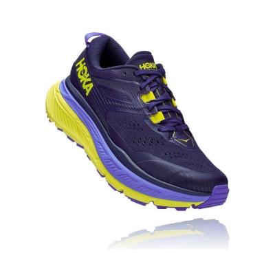 Men's Hoka Stinson ATR 6 Trail Running Shoes Blue | US02CHKRT