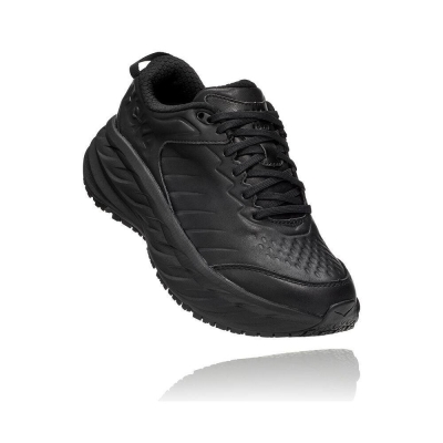 Women's Hoka Bondi SR Walking Shoes Black | US32ZDGQX