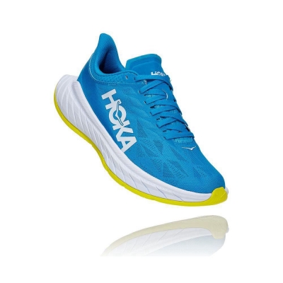 Women's Hoka Carbon X 2 Road Running Shoes Blue | US48WYVRE