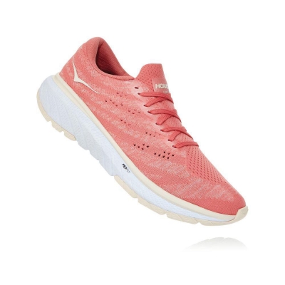 Women's Hoka Cavu 3 Road Running Shoes Pink | US40DLYHV