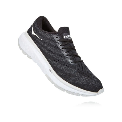 Women's Hoka Cavu 3 Walking Shoes Black / Grey | US72UBKZE