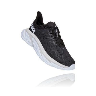 Women's Hoka Clifton Edge Road Running Shoes Black | US56DJKGV