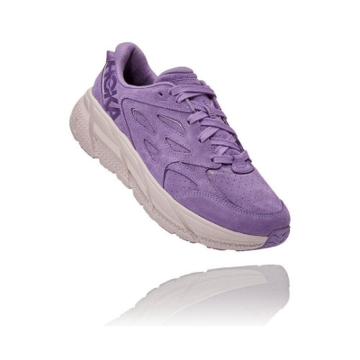 Women's Hoka Clifton L Walking Shoes Purple | US35BGQPC