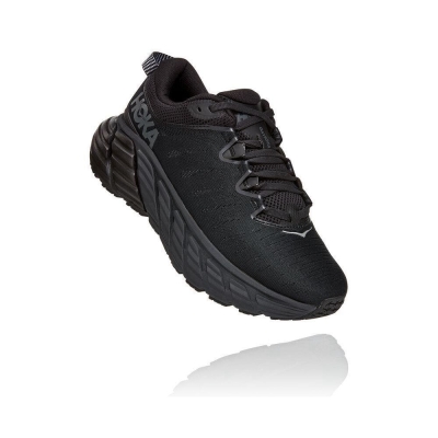 Women's Hoka Gaviota 3 Walking Shoes Black | US96EGQAV