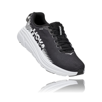 Women's Hoka Rincon 2 Walking Shoes Black | US07JFIQD