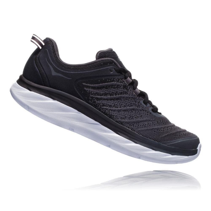 Men's Hoka Akasa Road Running Shoes Black / Grey | US75CPDWN