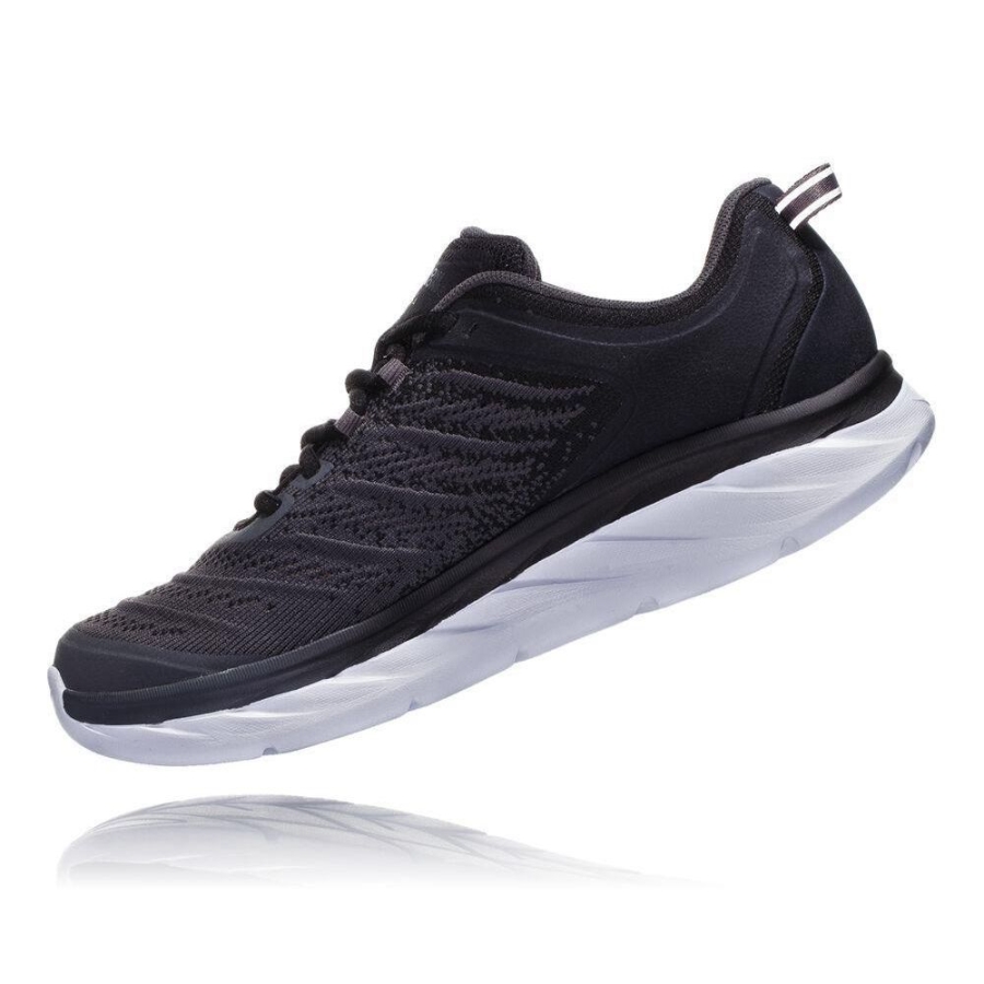 Men's Hoka Akasa Road Running Shoes Black / Grey | US75CPDWN