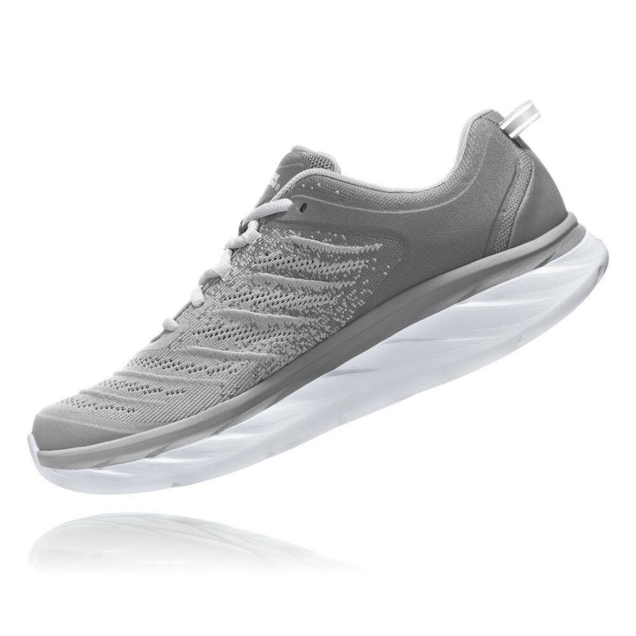 Men's Hoka Akasa Road Running Shoes Grey | US71QAOBG