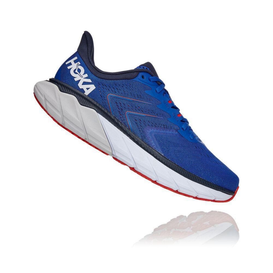 Men's Hoka Arahi 5 Training Shoes Blue | US24TREBX