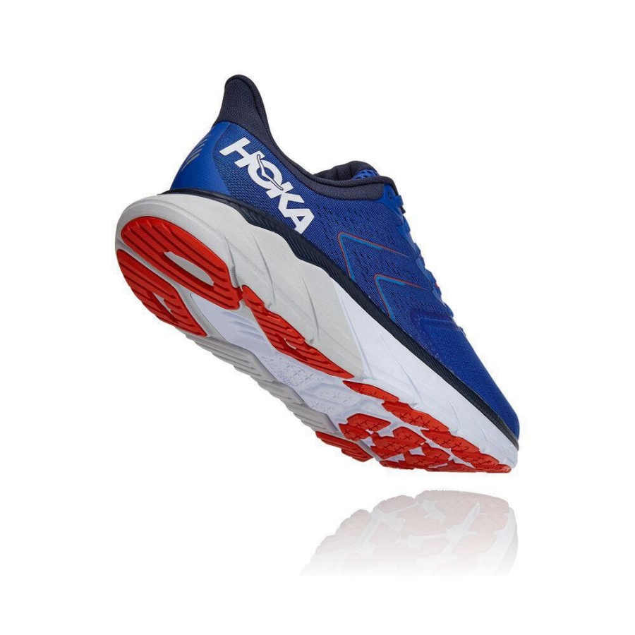 Men's Hoka Arahi 5 Training Shoes Blue | US24TREBX