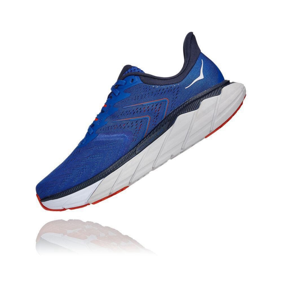 Men's Hoka Arahi 5 Training Shoes Blue | US24TREBX