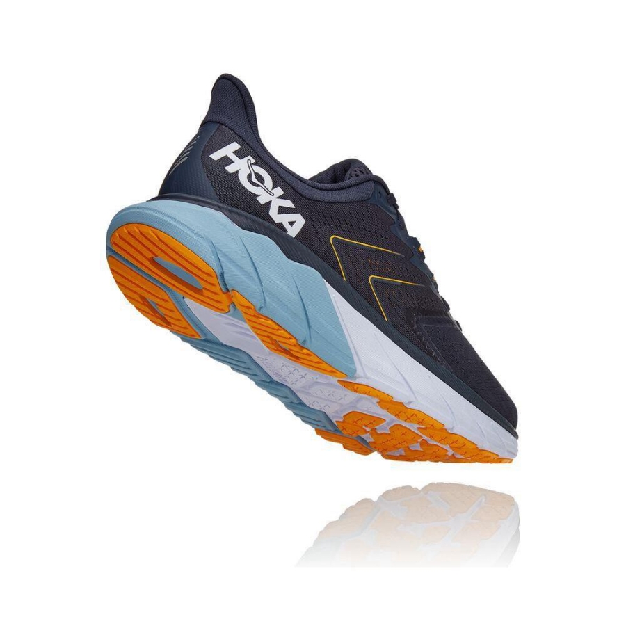 Men's Hoka Arahi 5 Training Shoes Navy | US70LJMNH