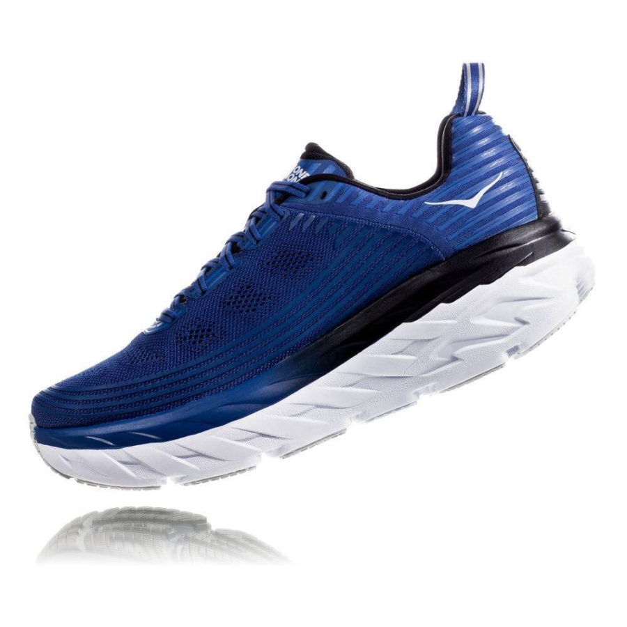 Men's Hoka Bondi 6 Sneakers Blue | US26AVCQB