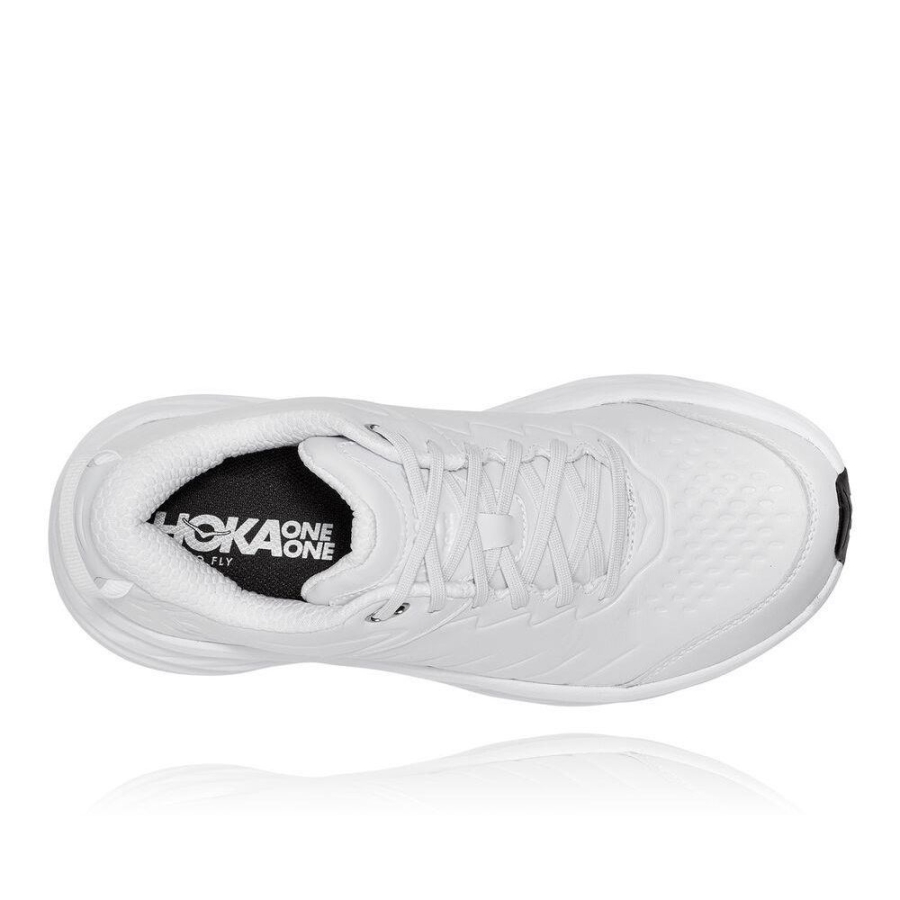 Men's Hoka Bondi SR Sneakers White | US72QHPWG