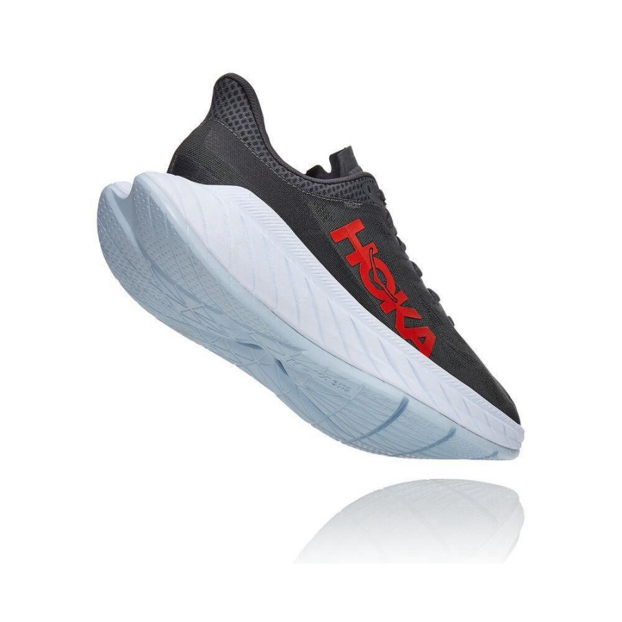 Men's Hoka Carbon X 2 Sneakers Dark Grey | US19WANTO