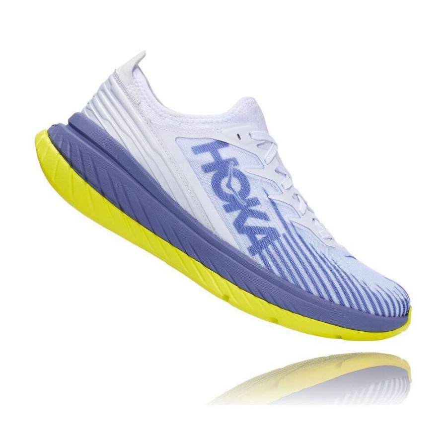 Men's Hoka Carbon X-SPE Sneakers White / Blue | US52GYXLV