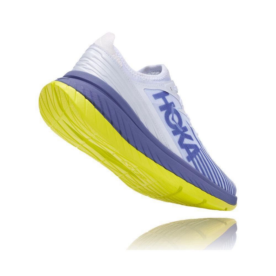 Men's Hoka Carbon X-SPE Sneakers White / Blue | US52GYXLV