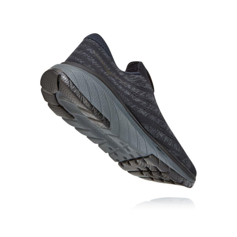 Men's Hoka Cavu 3 Road Running Shoes Black / Dark Grey | US84PJVLB