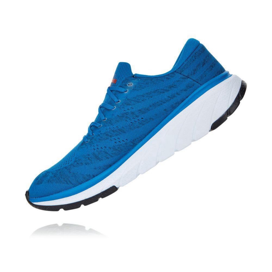 Men's Hoka Cavu 3 Road Running Shoes Blue | US53ZGPCE