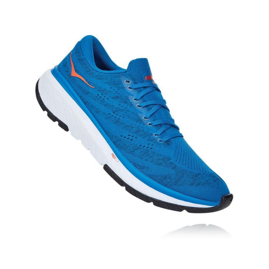 Men\'s Hoka Cavu 3 Road Running Shoes Blue | US53ZGPCE