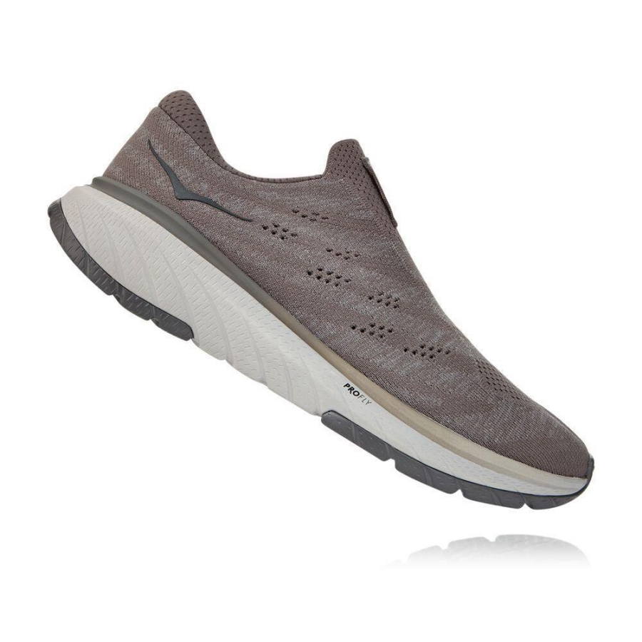 Men's Hoka Cavu 3 Road Running Shoes Grey | US38AJBDG