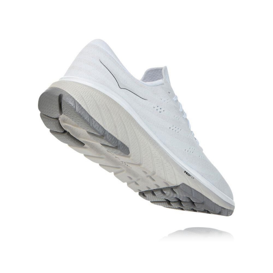 Men's Hoka Cavu 3 Road Running Shoes White | US36LURPB