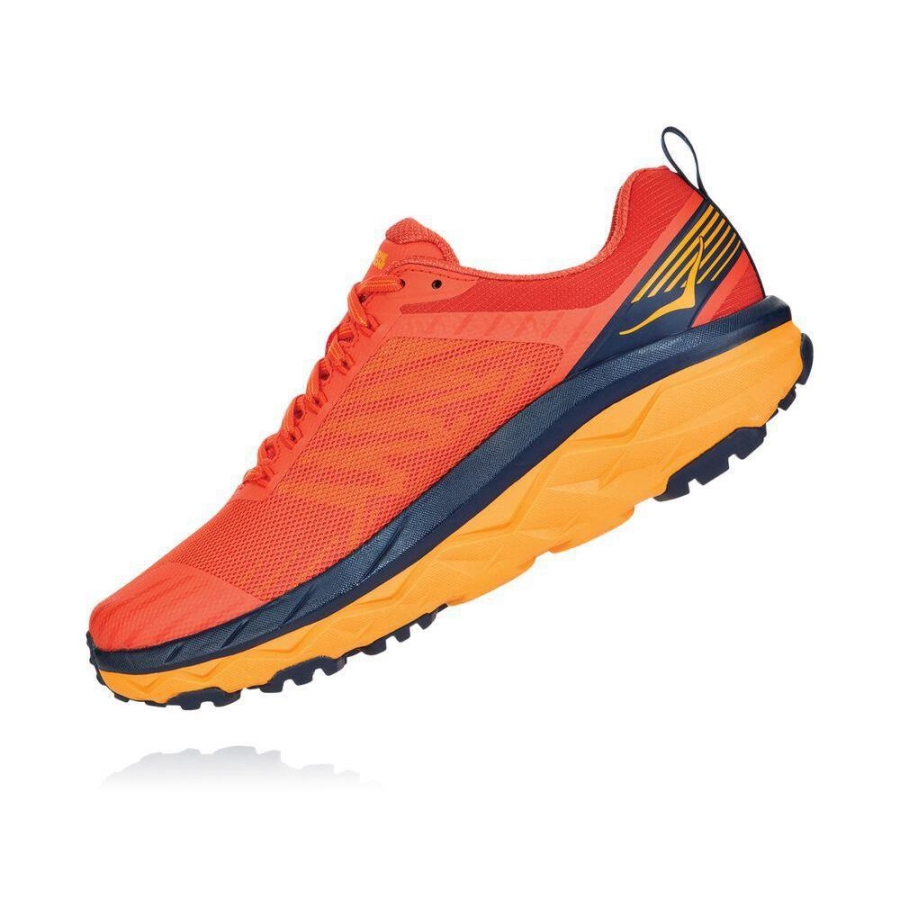 Men's Hoka Challenger ATR 5 Running Shoes Red | US24ZJNMF