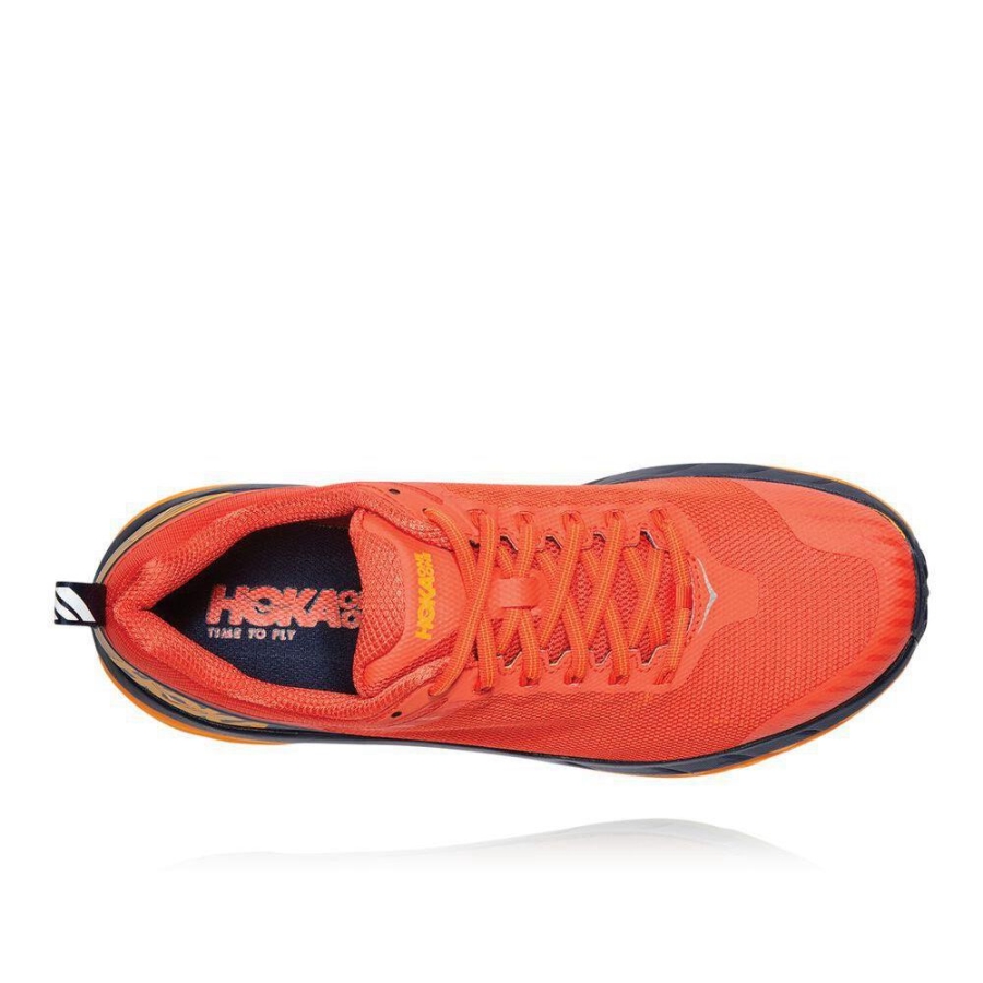 Men's Hoka Challenger ATR 5 Running Shoes Red | US24ZJNMF