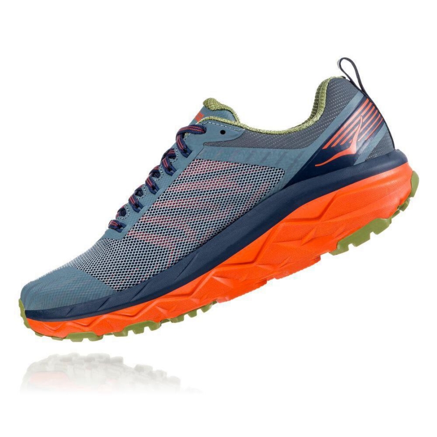 Men's Hoka Challenger ATR 5 Running Shoes Blue | US41NCRQY