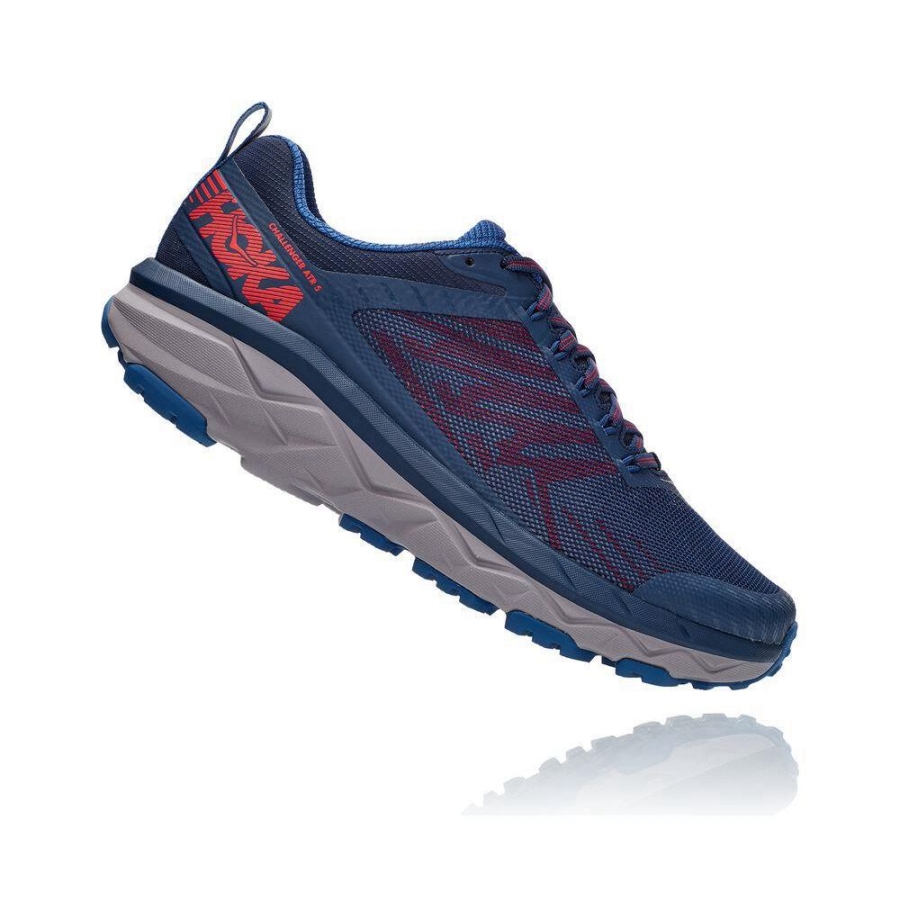 Men's Hoka Challenger ATR 5 Running Shoes Navy | US47VGYCD