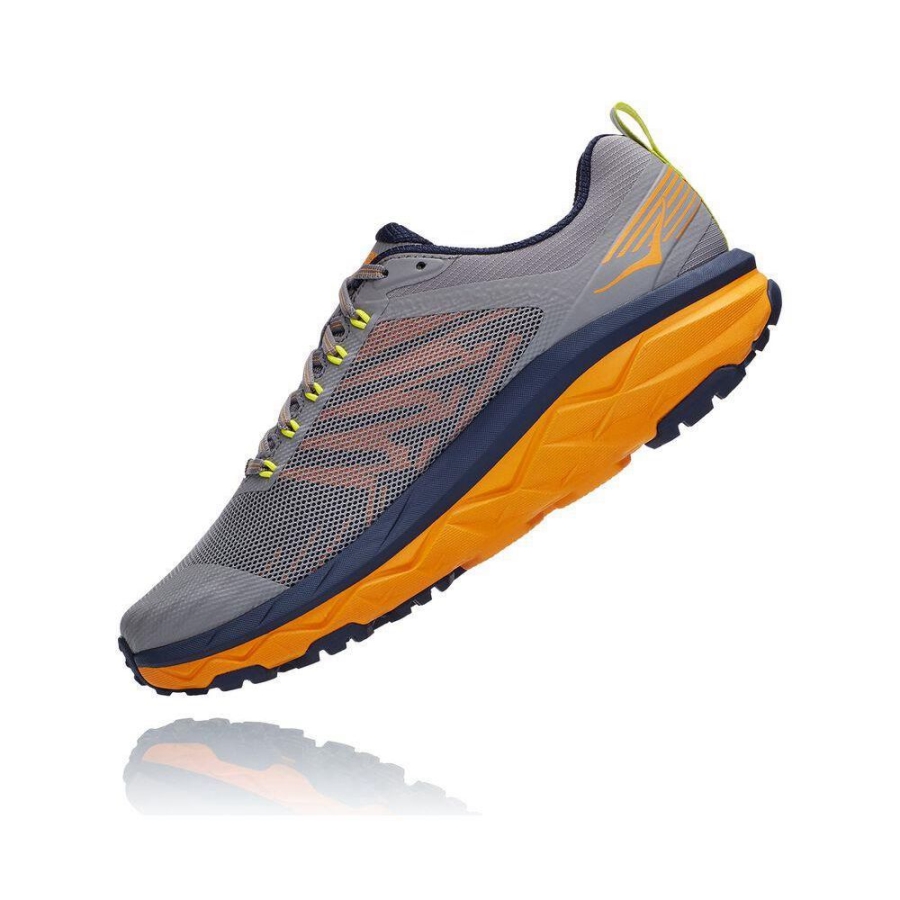 Men's Hoka Challenger ATR 5 Trail Running Shoes Grey | US01WJDLB