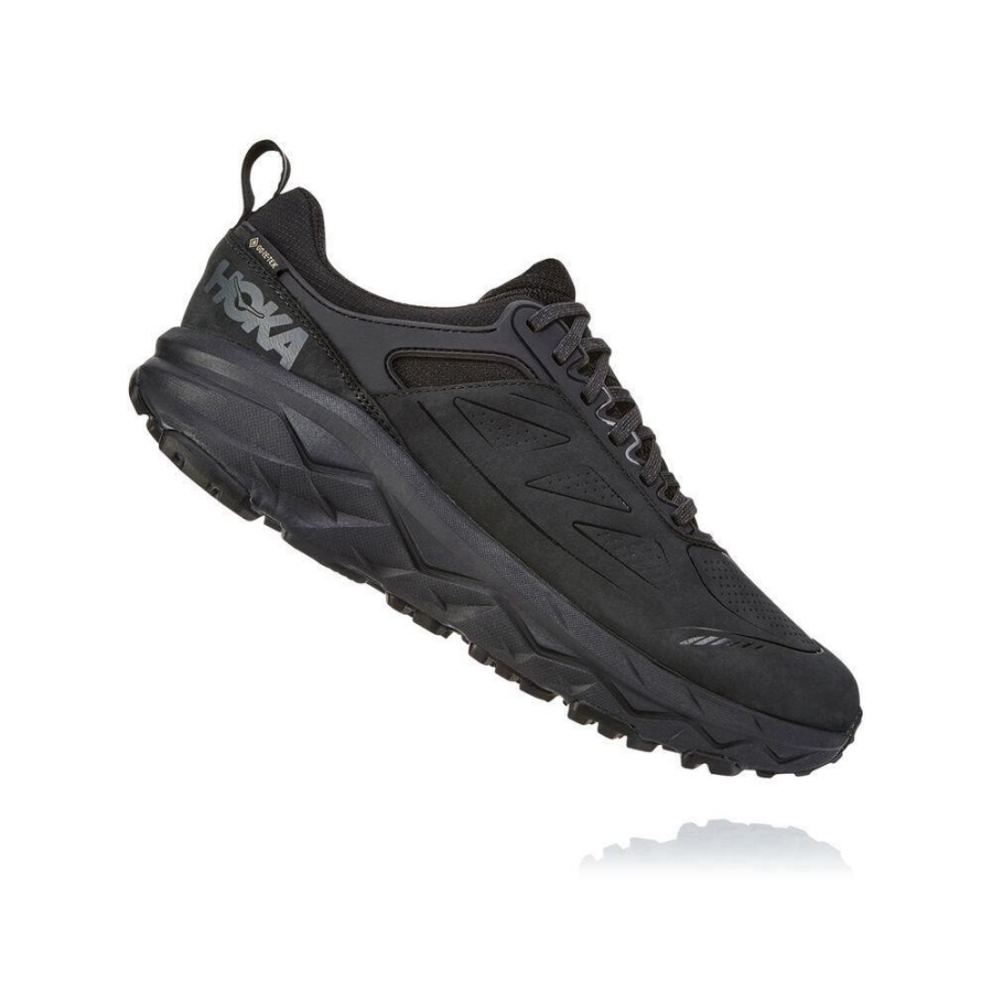 Men's Hoka Challenger Low GORE-TEX Hiking Shoes Black | US32THJPC