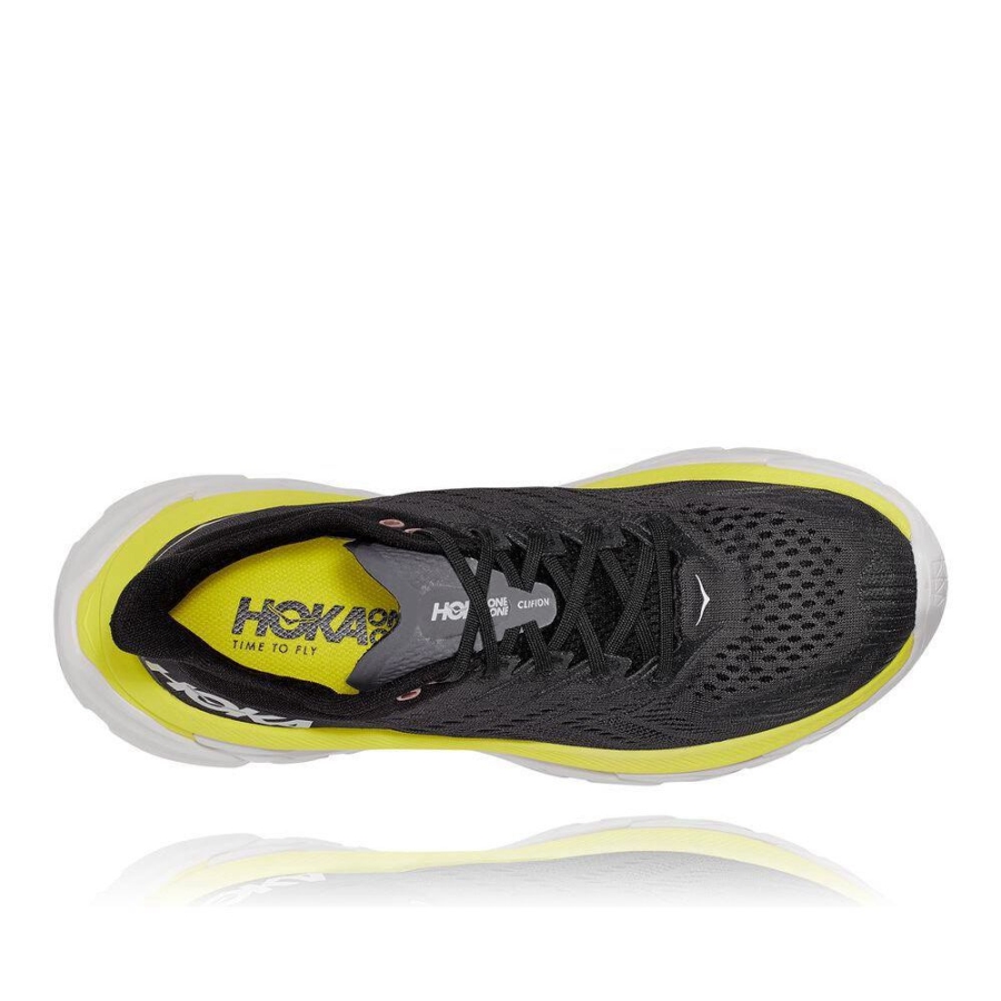 Men's Hoka Clifton Edge Road Running Shoes Grey / Black | US24JDIPS