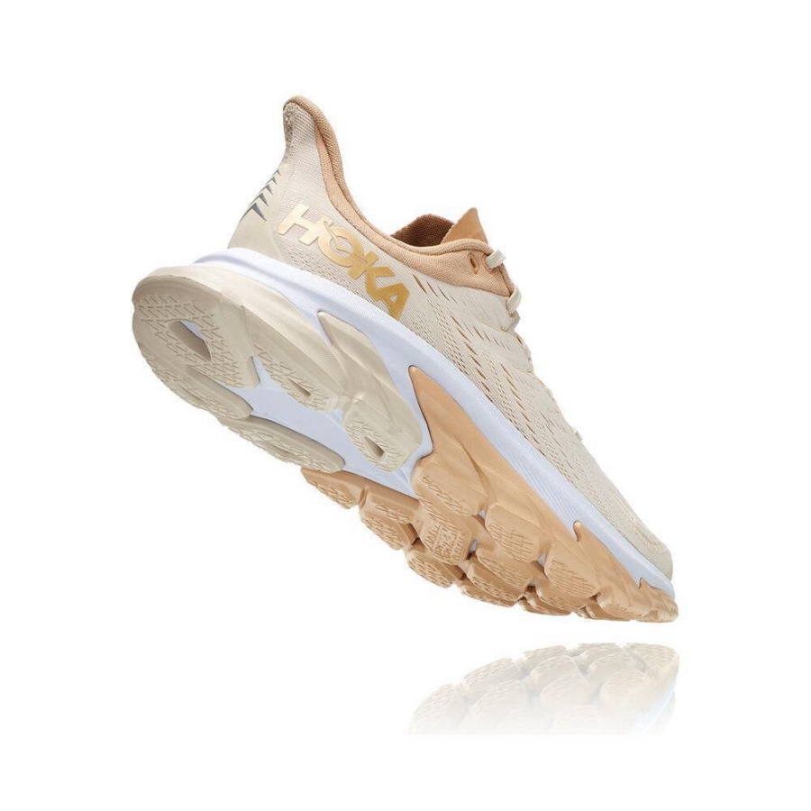 Men's Hoka Clifton Edge Road Running Shoes Beige | US36ZWFLR