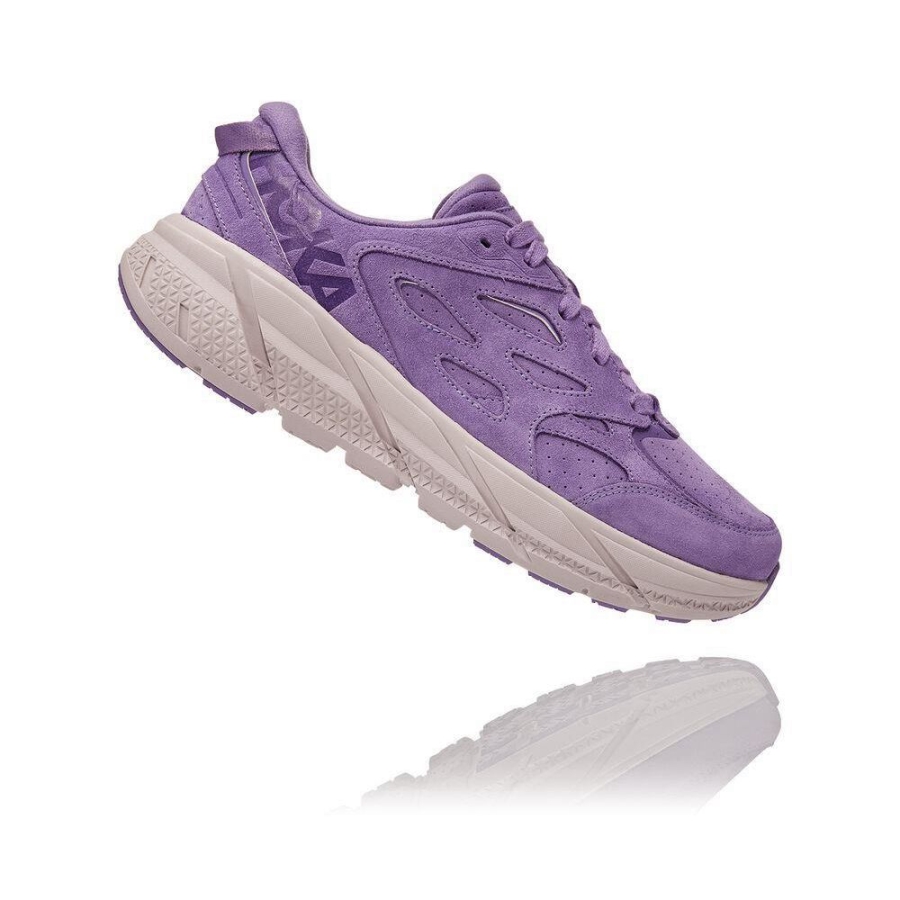 Men's Hoka Clifton L Sneakers Purple | US70QFSEV