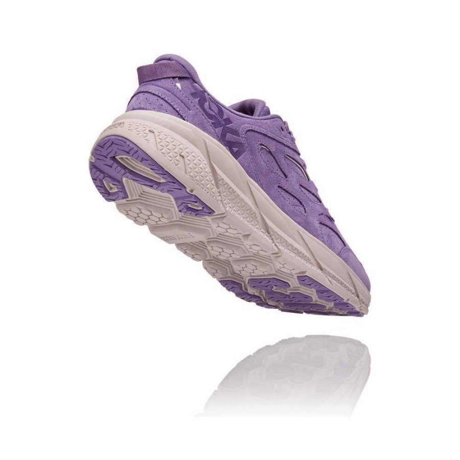 Men's Hoka Clifton L Sneakers Purple | US70QFSEV