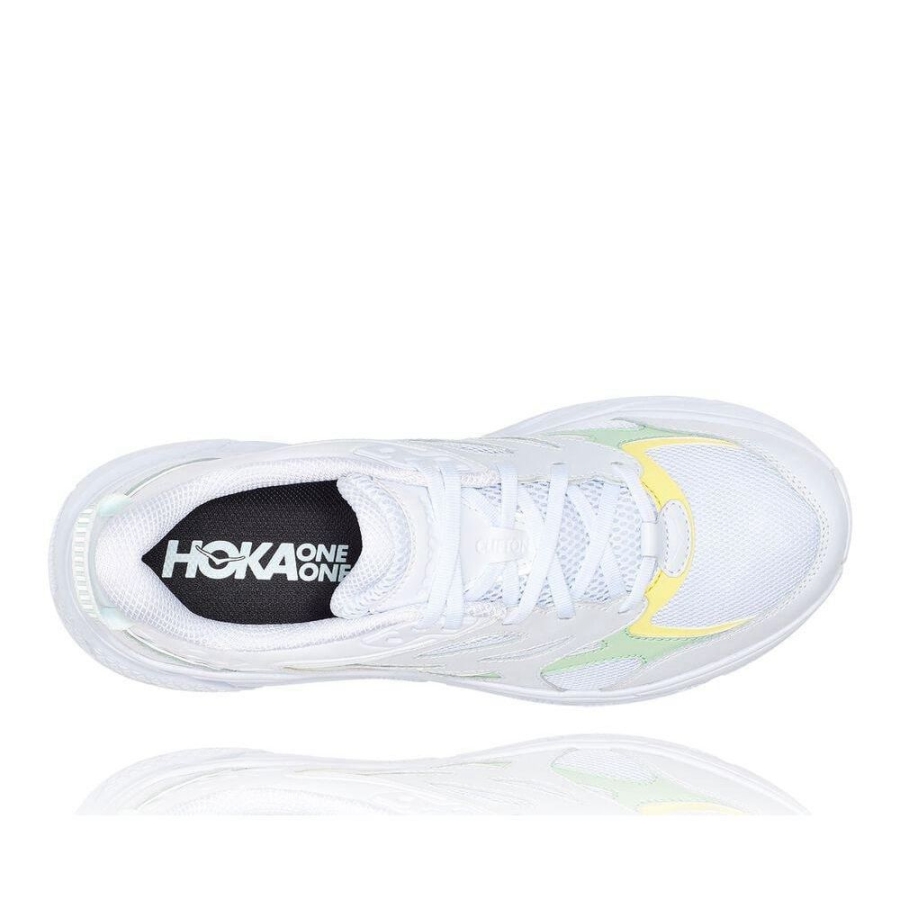 Men's Hoka Clifton L Sneakers White | US04GRFVQ