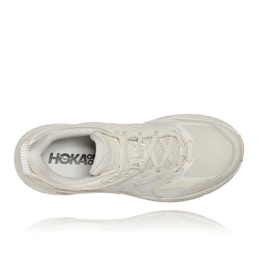 Men's Hoka Clifton L Sneakers White | US06ADUHI