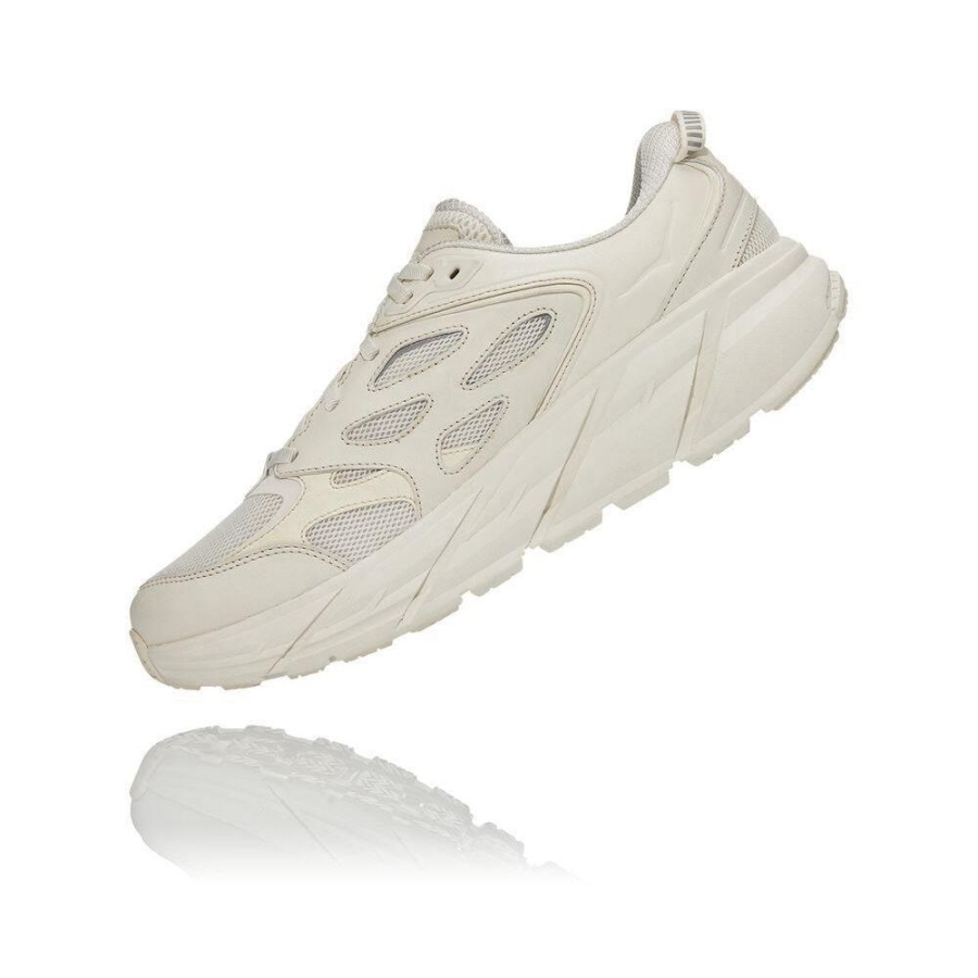 Men's Hoka Clifton L Walking Shoes White | US97BIWYK